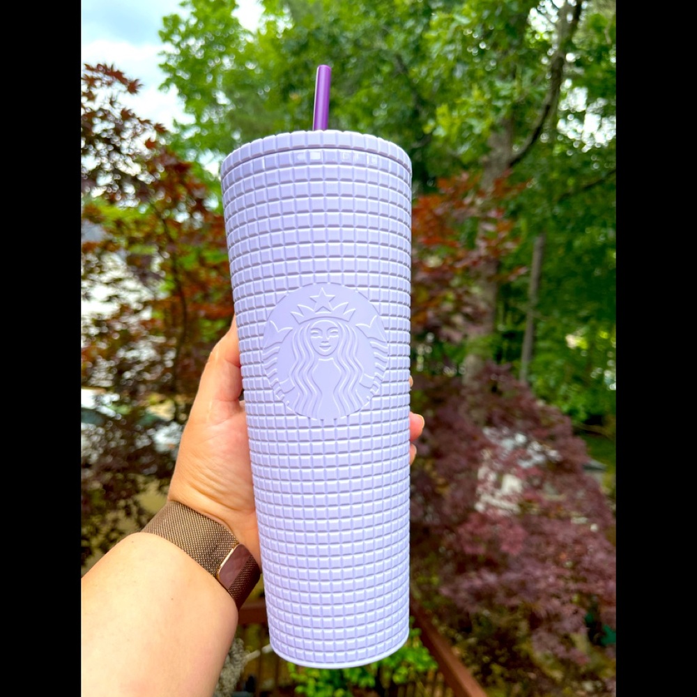 Starbucks Lilac Lavender Purple matte Tumbler Cup NWT